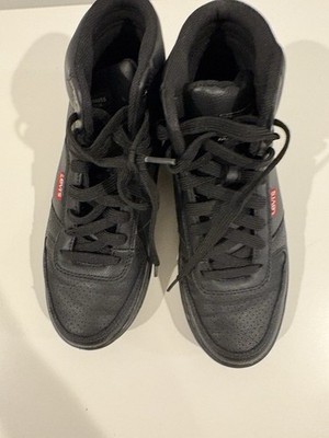 Levi's big kid Black High-Top Sneakers