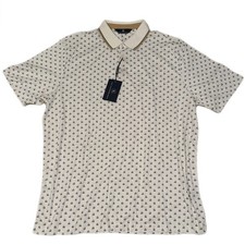 Hart Schaffner Marx Triangle Print Polo Men  s XL 100 Cotton NWT