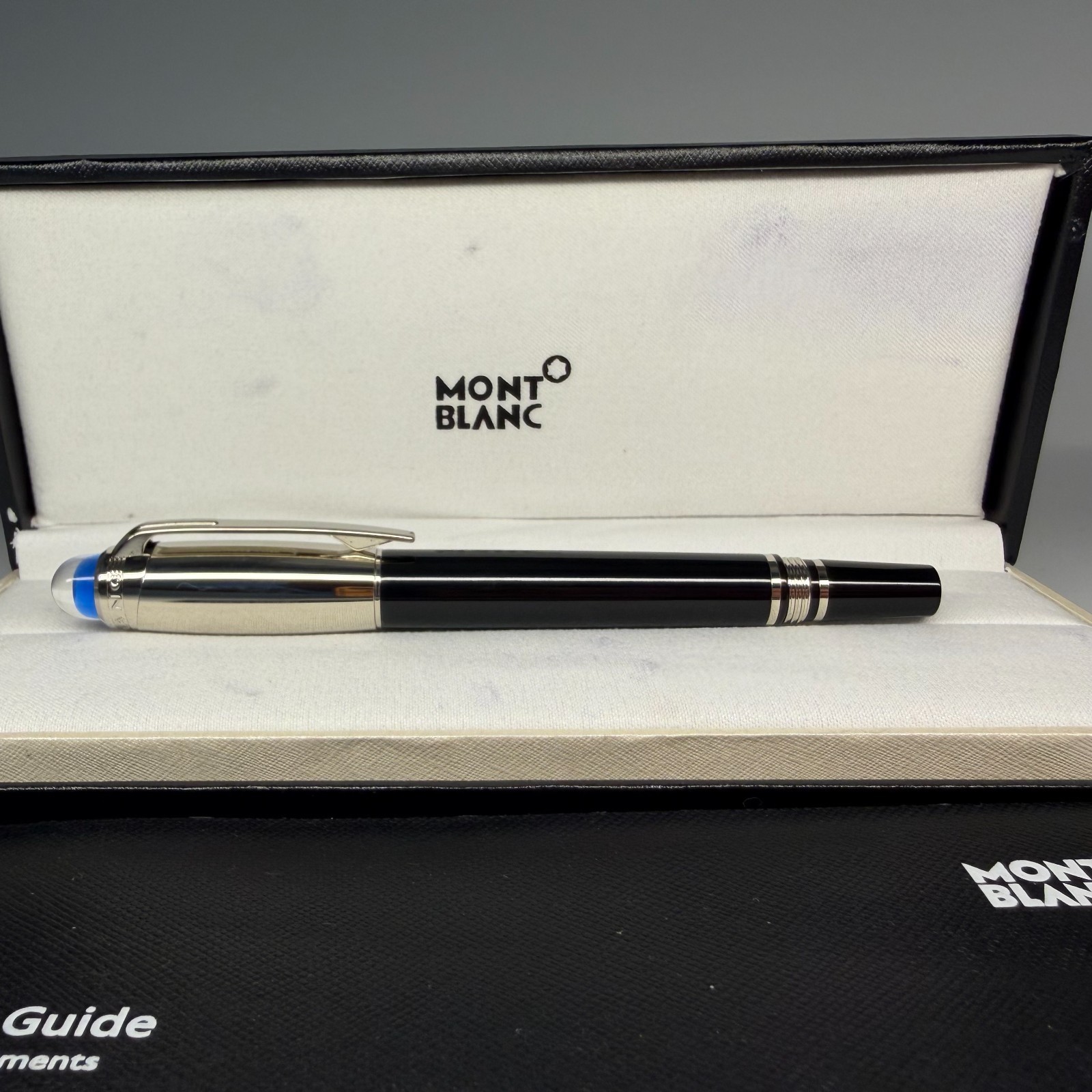Starwalker New Montblanc Starwalker Black/Sliver Rollerball Pen-NEW / | eBay
