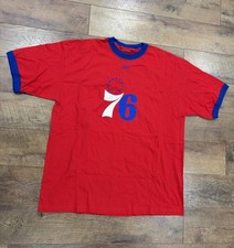 Vintage Y2k Philadelphia 76ers Reebok Ringer Tee Made In USA XXL Allen Iverson