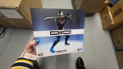 Hasbro Pulse Exclusive Fortnite X G.I. Joe Snake Eyes Zero Point 6'' Figure NIB