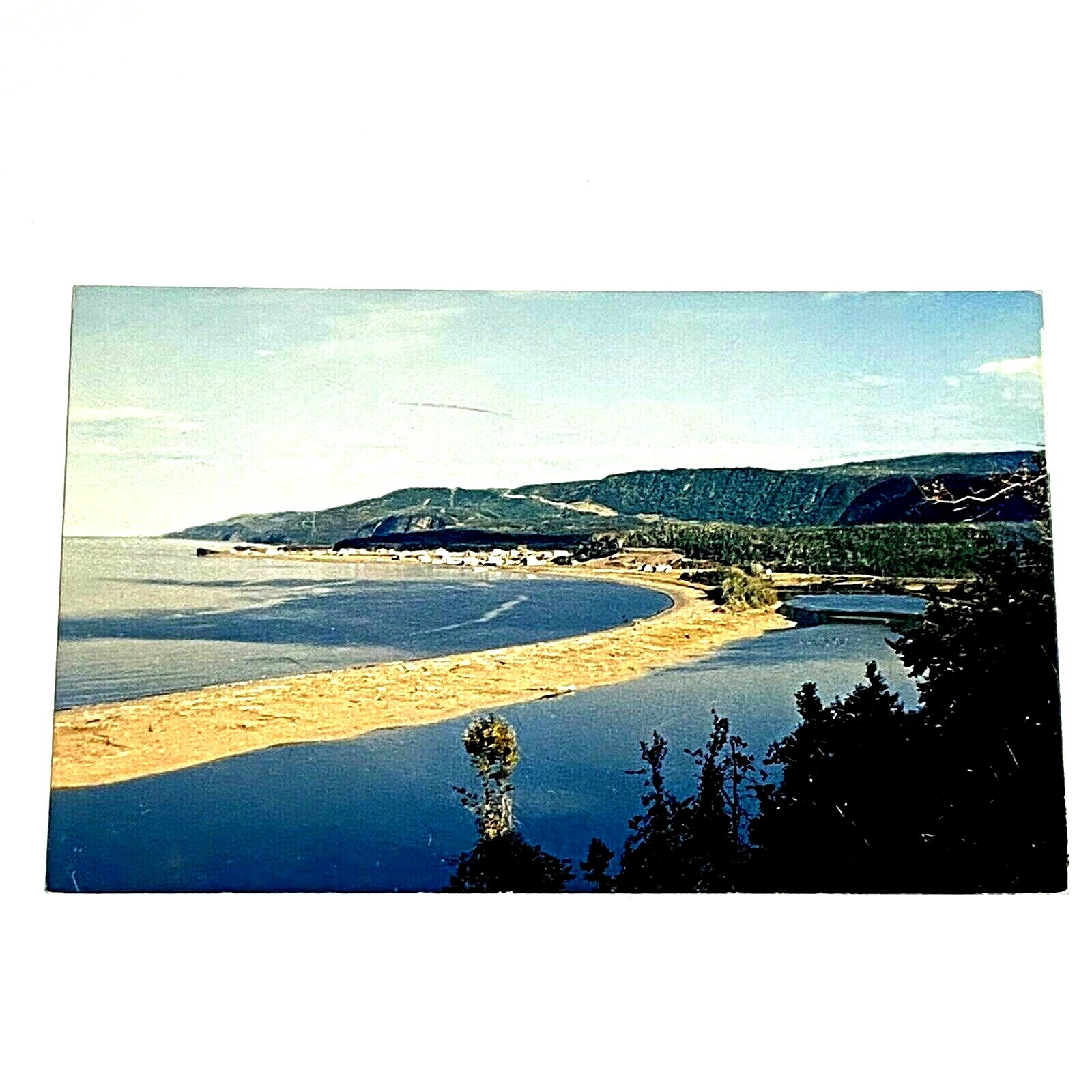 Postcard River Madeleine in the Scenic Gaspe Peninsula, Quebec Canada