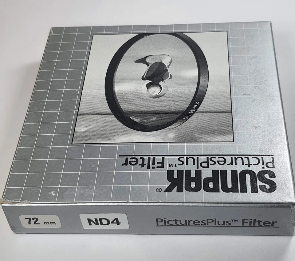 72mm ND-4 Neutral Density Lens Filter Japan ND4X ND 4X ND4 72 mm Sunpak E72 - Image 3 of 4