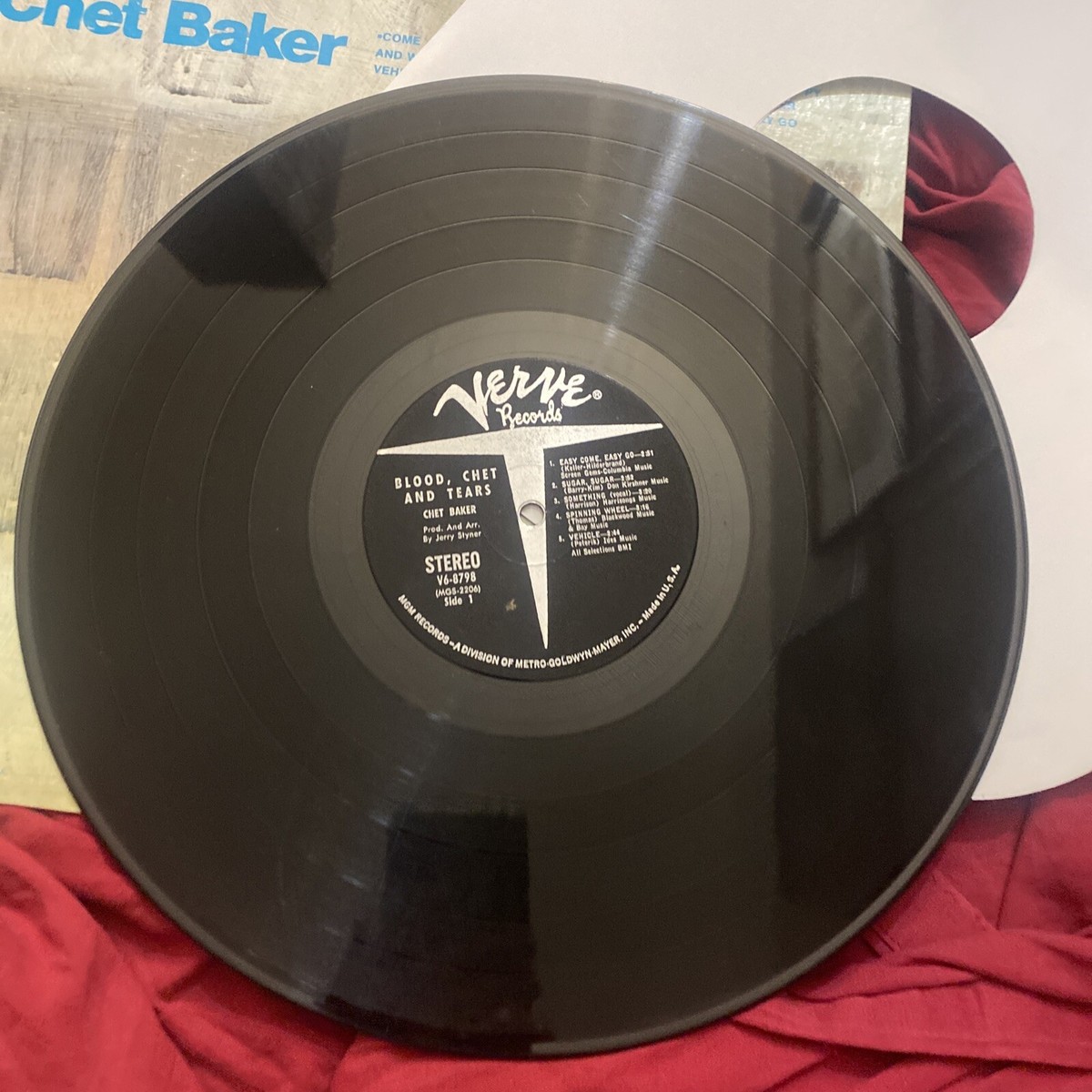 米LP Chet Baker Blood, Chet And Tears 602465689525 Verve Records /00260 CHET BAKER BLOOD, CHET AND TEARS VERVE LP VG+ ORIG US 1970