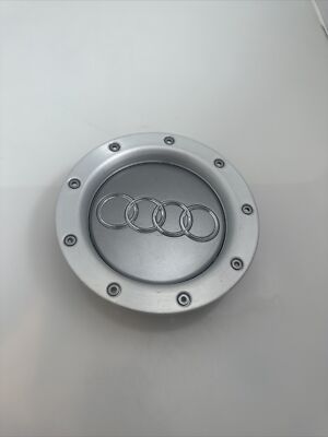 1997-2011 AUDI Wheel Center Cap For A4 A6 S6 A8 TT 8D0601165K Chrome Gray USED