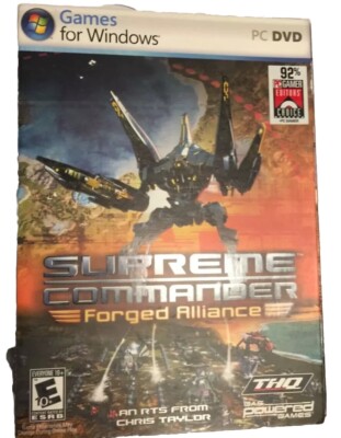 Supreme Commander Forged Alliance PC (PC, 2007) THC NTS NEU Sealed UK