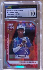 2021 PANINI ELITE EDITION #193 EDUARLIN TEJEDA PRIME NUMBER A DIE-CUT CSG 10