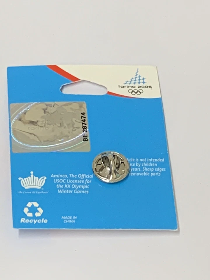 2006 Torino Olympic pin Skeleton snowflake - Image 2 of 4