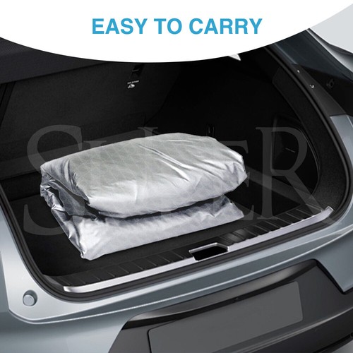 Car Cover Waterproof Aluminum Large UV Rain Dust Hail Resitant Universal 5 Sizes - Picture 8 of 15