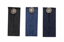 3 Pack Denim Button Extenders for Jeans Pants Waistband Extender Men Women