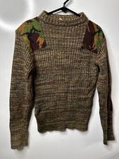 Vintage PG Wing Knitted Sweater Women’s Size Small Camouflage 