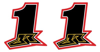 Jonathan Rea JR Number 1 Sticker Decal - 90mm x 100mm