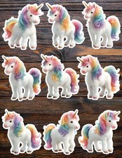 Unicorn Die Cut Vinyl Stickers Set Scrapbooking Laptop Water Bottle