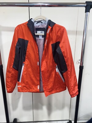VentureDry Windbreaker Lightweight C9 Champion Boys Rain Jacket Red Gray L  12-14
