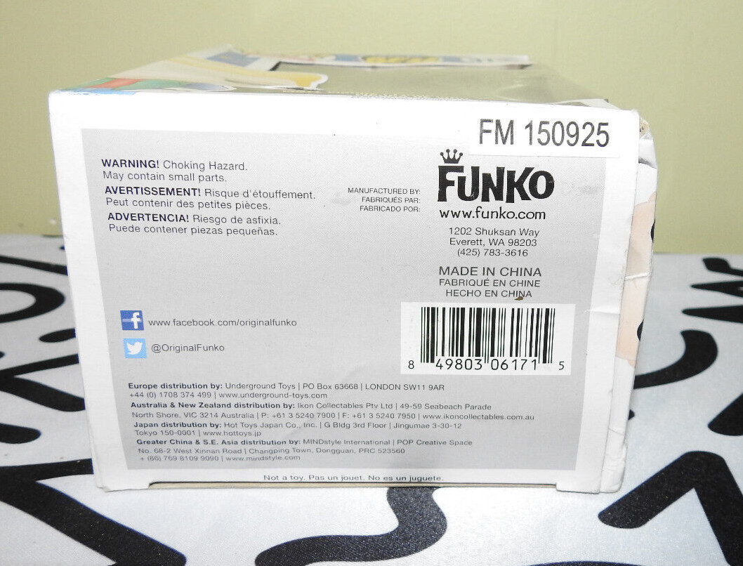 Funko Pop Television Saved By The Bell Zack Morris  Vinyl Figure 313 box damaged