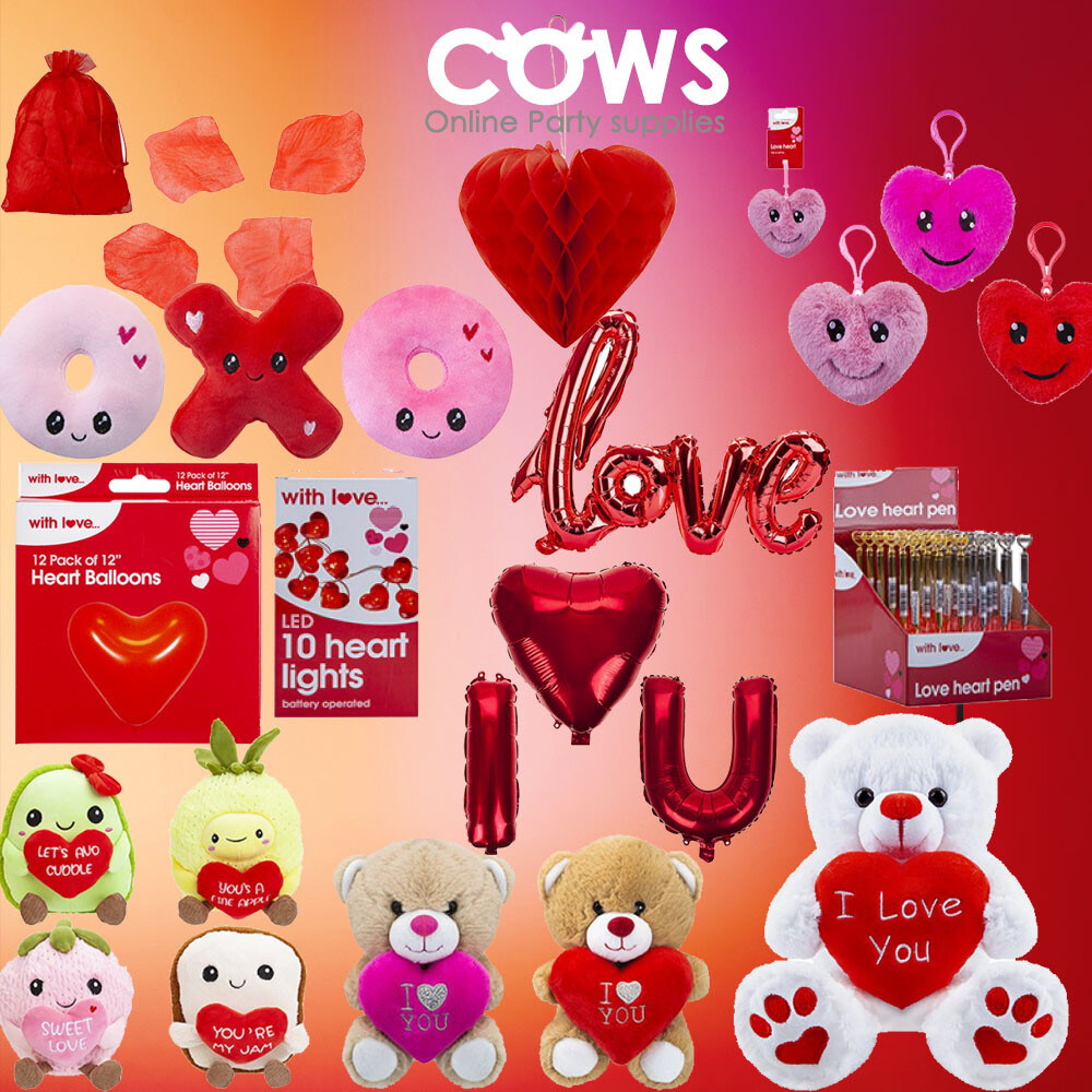 VALENTINES DAY ROMANTIC GIFTS Him & Her Love Heart Cute Bears Valentine Gift  UK