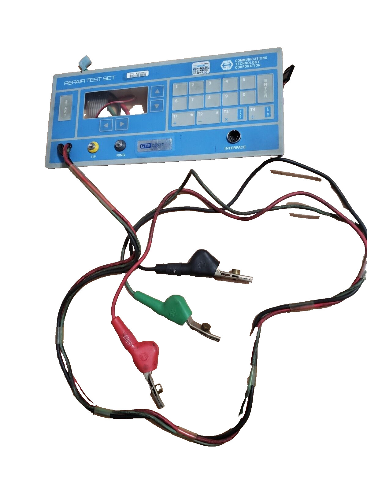 Technology Corp RTS C-9925 PARKER REPAIR TEST FRONT PANEL GTEZ5577