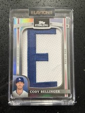Cody Bellinger 2022 Topps Sterling Jersey Letter Patch (1/1) One of One Dodgers