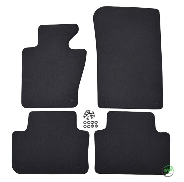 Velour FußMatten Automatten FüR Bmw X3 E83 2003-2010 4-Tlg Antrazit-image