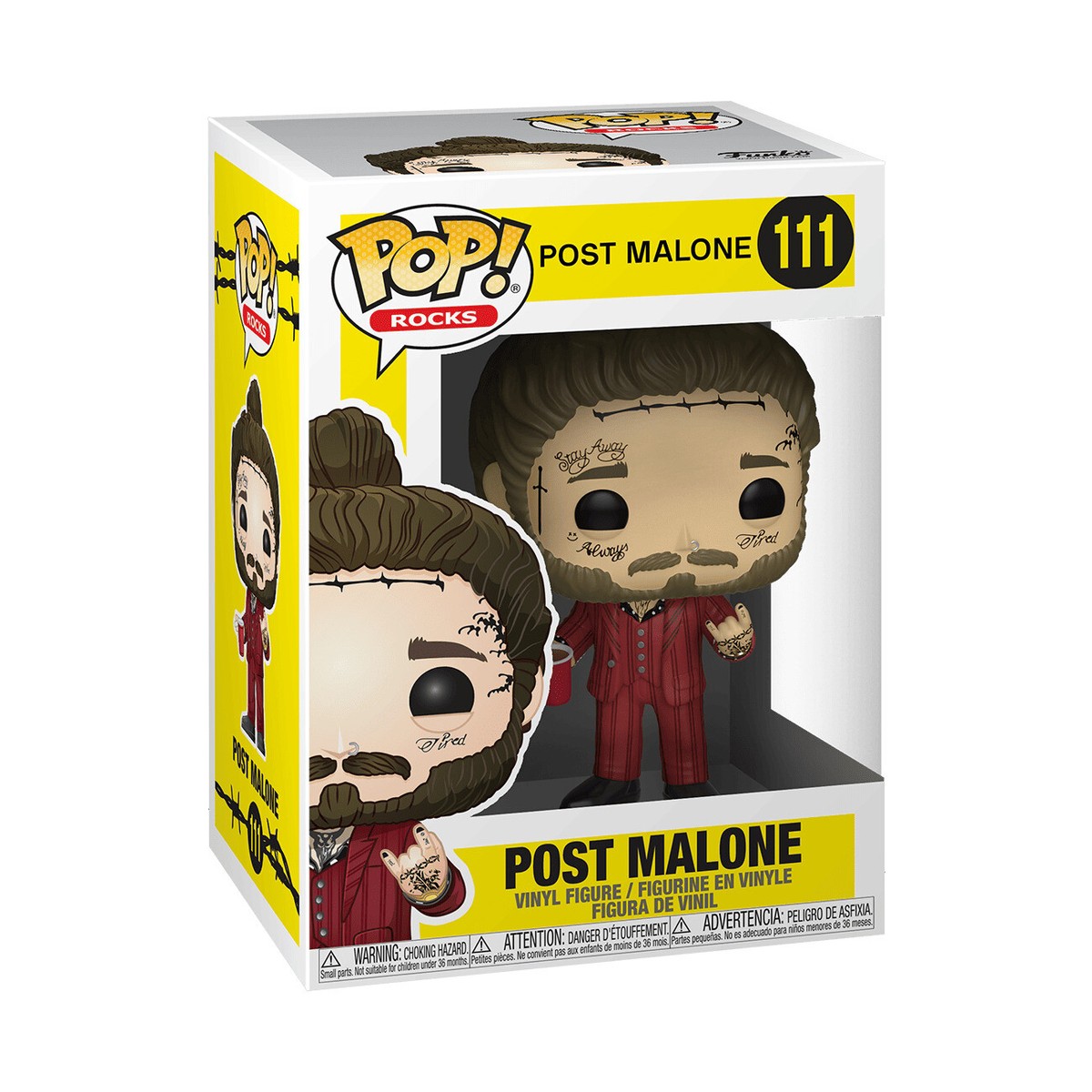 Funko POP Post Malone 111 ポストマローン Funko 39181 Pop Rocks Post Malone Vinyl Figure #111 889698391818| eBay