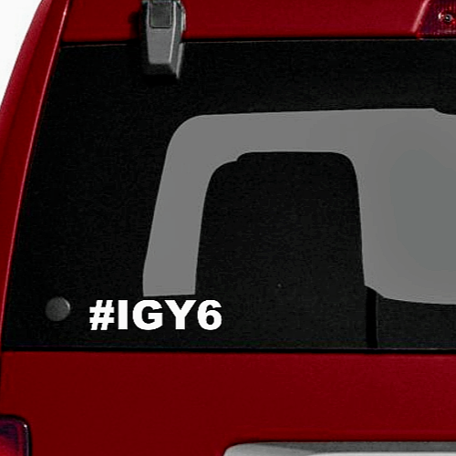 #IGY6 I GOT YOUR SIX VINYL DECAL STICKER WINDOW MILITARY ARMY MARINES NAVY AF - Bild 1 von 3