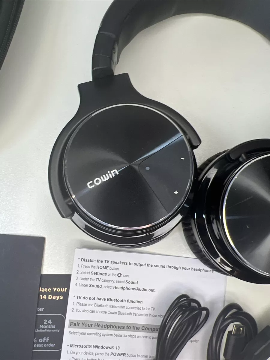 Cowin E7 Pro Wireless Bluetooth Over Ear Headphones Active Noise