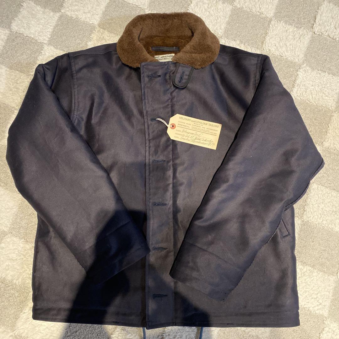 Waiper Inc U.S. Navy N-1 Deck Jacket WP125 Alpaca Lining