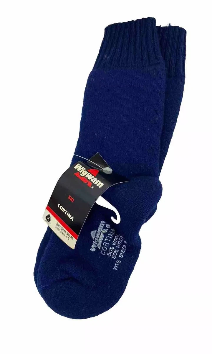 Chaussettes Wigwam vintage NOS Outdoor Trek laine