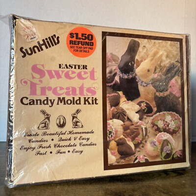 Vintage 1982 SunHill s Easter Sweet Treats Candy Mold Kit