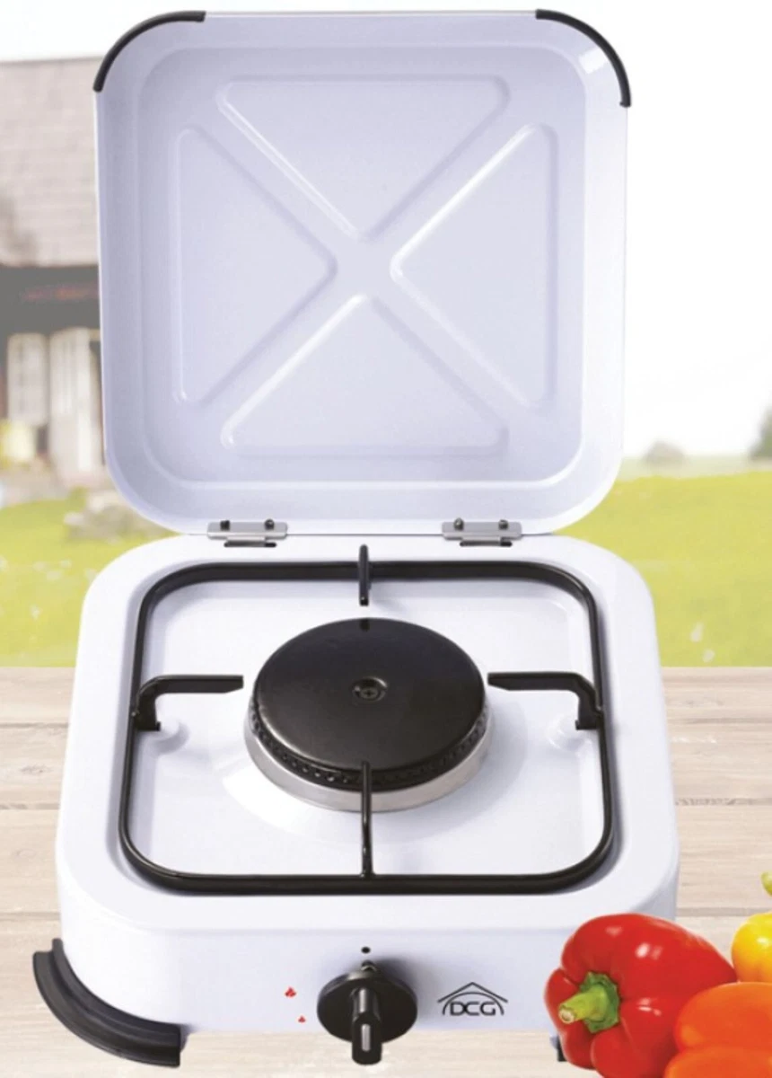 Fornello Da Campeggio A Gas BAYGAS 1,1 KW Regolabile - Metallo, Portatile Con Attacco A Vite