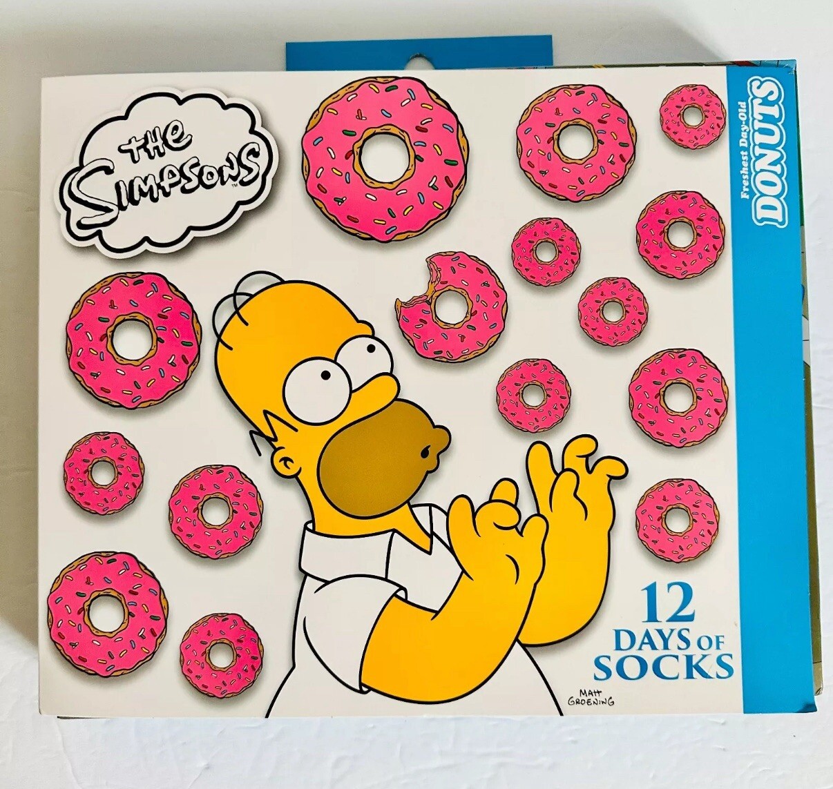 ⭐️ THE SIMPSONS 12 DAYS OF SOCKS ADVENT CALENDAR CREW LOW CUT SOCKS GIFT SET