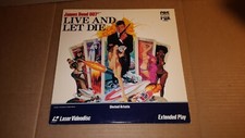 James Bond 007 Live and Let Die Laserdisc CBS FOX 4633-80