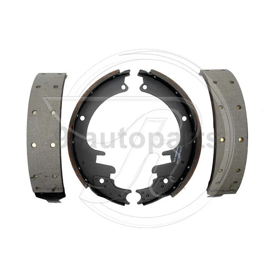 Pastilhas de freio dianteiras traseiras de cerâmica + sapatas de freio para 1976-1986 Chevrolet C20 - Imagem 2 de 4