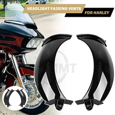 Front Headlight Fairing Vents For Harley CVO Road Glide FLTRXSE Special FLTRXS