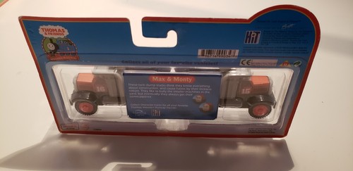 THOMAS & FRIENDS WOODEN RAILWAY 2007 MAX & MONTY LC99034 RARE W/CHARACTER CARDS! - Picture 5 of 11