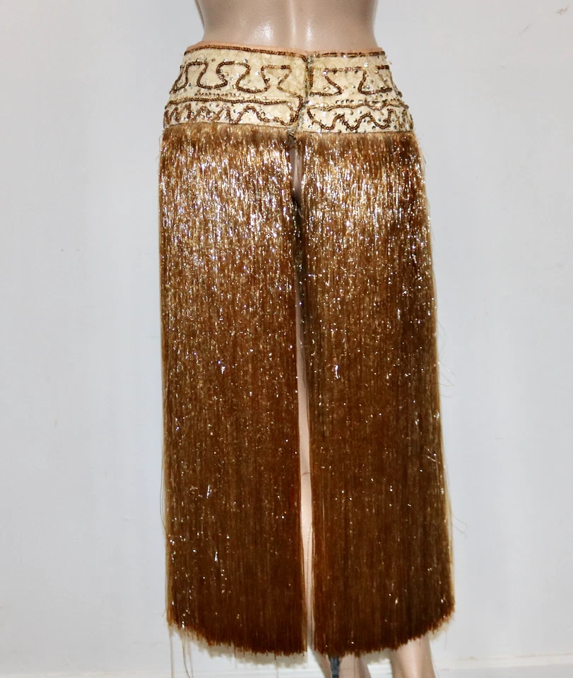 Hawaiian Hulu Vintage costume luau plastic grass skirt - Image 2 of 4