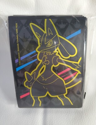 Pokemon Crown Zenith Lucario ETB Deck Sleeves (69 Card Sleeves) Unused 