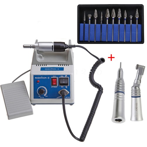 Dental Lab Marathon Mikromotor Micro motor N3 Winkelstück Handstück Burs