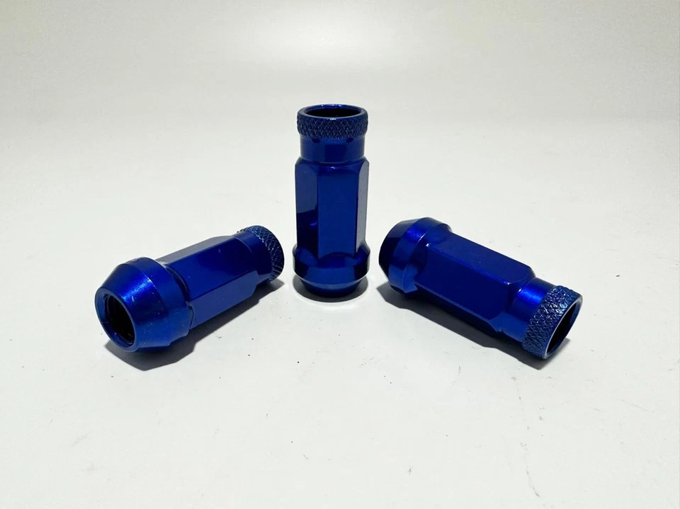 20 porcas azuis 12x1.5 Muteki SR48 Racing para Hyundai Genesis Coupe Veloster N - Imagem 3 de 4