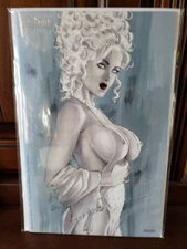Lady Death Blasphemy Anthem David Harrigan High Fashion Nau..ty Azure Ed #73/100