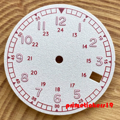 Fit NH35 Movt 3.8 o'clock Date Window 29mm Watch Dial Face Hands Set Luminous