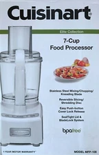 Cuisinart Elite 7-Cup Food Processor White MFP-108 BRAND NEW!!!