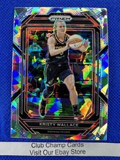 2023 #54 Kristy Wallace WNBA Panini Prizm Basketball Ice Prizm Fever