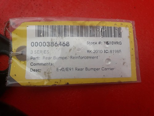 2010 BMW 3 SERIES Rear Bumper Reinforcement - Picture 5 of 5