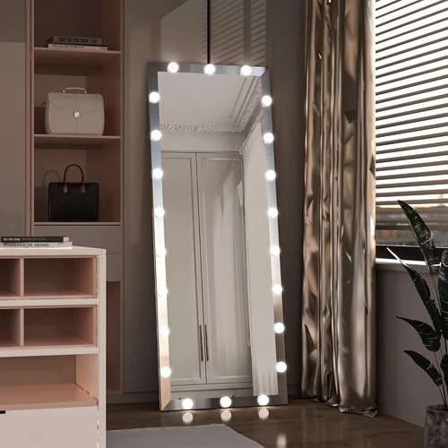 65" X 24" Full Length Mirror with Lights and Stand Touch Control - Wall Mounted