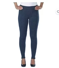 NWT Lady Hathaway sz:S Women's Comfort French Terry Leggings Cotton+Modal Navy