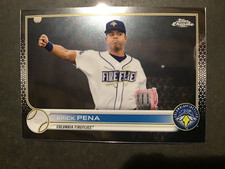 2022 Topps Pro Debut Erick Pena Chrome Base Card Kansas City Royals
