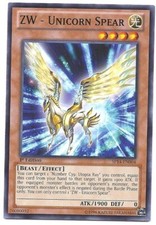 3 x ZW - Unicorn Spear - SP14-EN004 - Starfoil Rare - 1st Edition Near Mint, Eng
