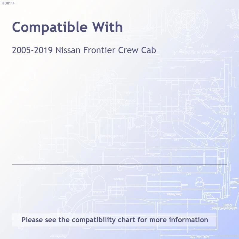 Черный овальный прямой силовой порог 4 дюйма с 2 подушечками для Nissan Frontier Crew 2005-19 годов выпуска - Изображение 3 из 4