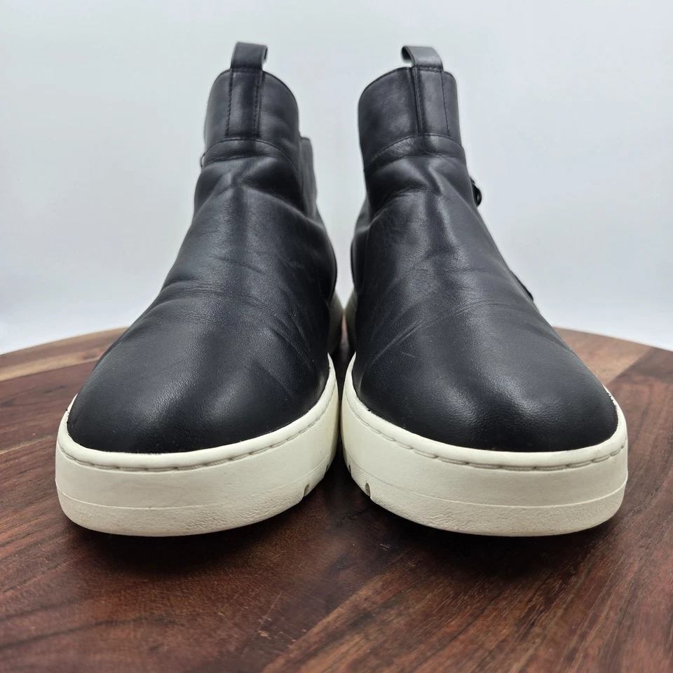 Botas Vionic Brinkely Para Mujer 10 Negro Blanco Cuero Cremallera Plataforma Botín Zapatilla Foto 2 de 4